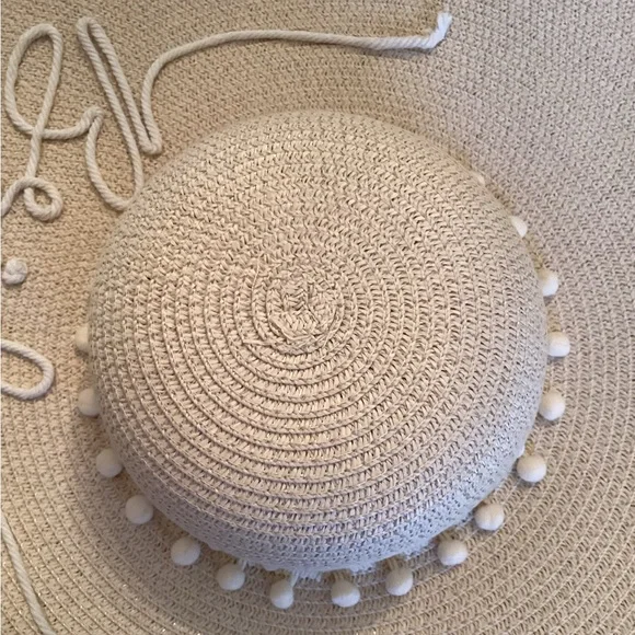 BRIDE Crème Floppy Bride Straw Sun Hat - Picture 4 of 6